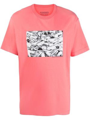 Pleasures graphic print T-shirt - Pink