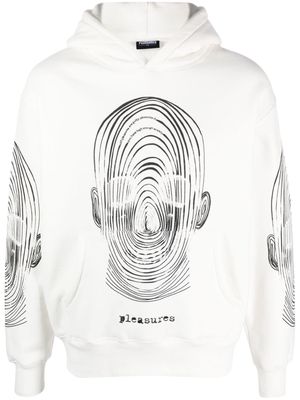 Pleasures Guilty graphic-print hoodie - White