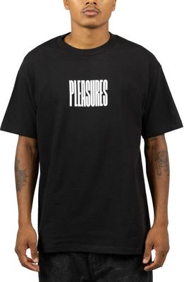 PLEASURES Master Graphic T-Shirt in Black