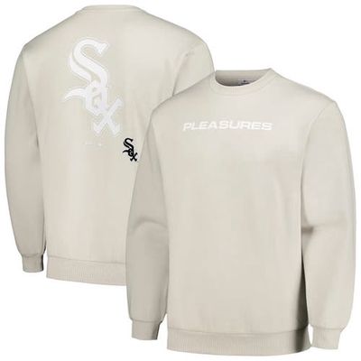 PLEASURES Men's Gray Chicago White Sox Ballpark Pullover Sweatshirt