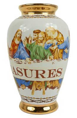 PLEASURES Supper Ceramic Vase in White