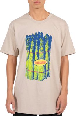 PLEASURES Veggie Graphic T-Shirt in Sand