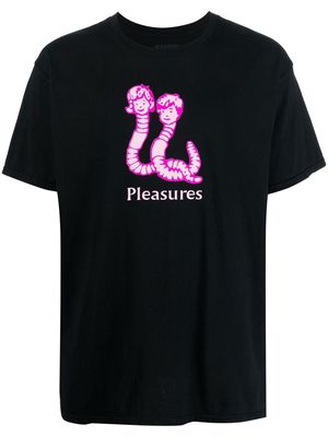 Pleasures Worms print T-shirt - Black
