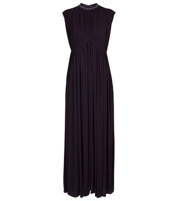 Pleated Maxi Dress