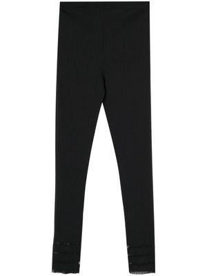 Pleats Please Issey Miyake A-Poc semi-sheer leggings - Black