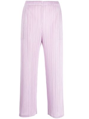 Pleats Please Issey Miyake Monthly Colors December plissé trousers - Purple