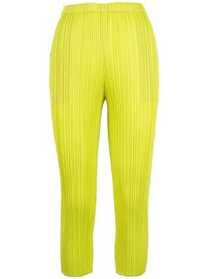Pleats Please Issey Miyake Monthly Colors December trousers - Yellow