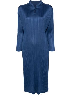 Pleats Please Issey Miyake Monthly Colors: January midi dress - Blue