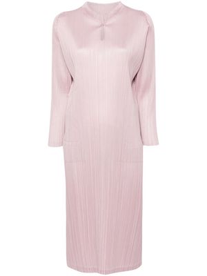 Pleats Please Issey Miyake Monthly Colors January pleated dress - Pink
