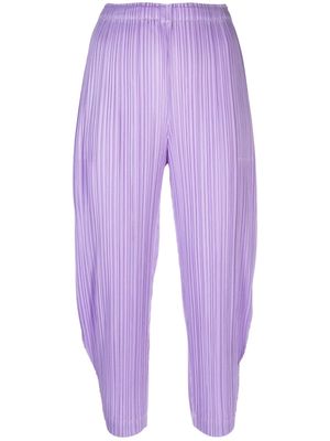 Pleats Please Issey Miyake Monthly Colors January plissé trousers - Purple