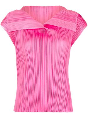 Pleats Please Issey Miyake Monthly Colors July pleated top - Pink