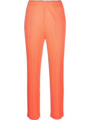 Pleats Please Issey Miyake Monthly Colours January trousers - Orange