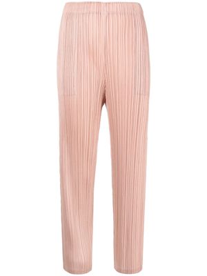 Pleats Please Issey Miyake Monthly Colours October pleated trousers - Brown