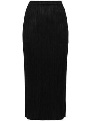 Pleats Please Issey Miyake Monthly Colours October plissé skirt - Black