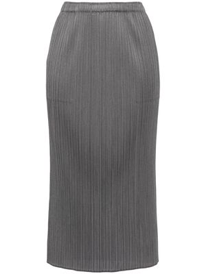 Pleats Please Issey Miyake Monthly Colours October plissé skirt - Grey