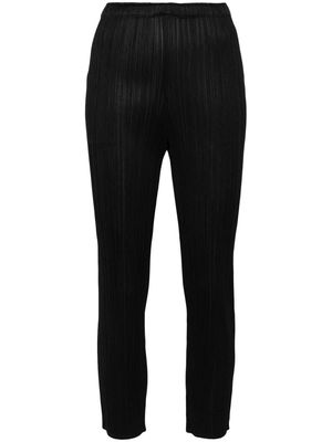 Pleats Please Issey Miyake Monthly Colours October plissé trousers - Black