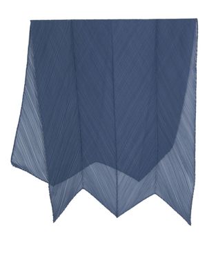 Pleats Please Issey Miyake Monthly January plissé scarf - Blue