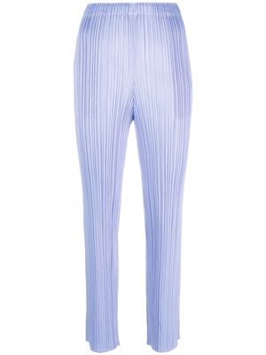 Pleats Please Issey Miyake New Colourful Basics plissé trousers - Purple