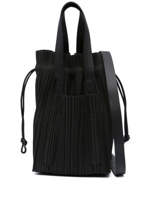 Pleats Please Issey Miyake Pleats plissé tote bag - Black