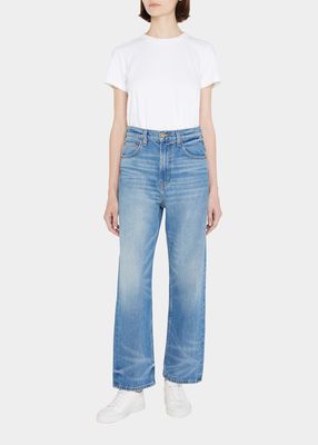 Plein High Rise Straight Relaxed Jeans