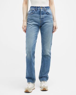 Plein Jean Rework Two-Toned Straight Jeans