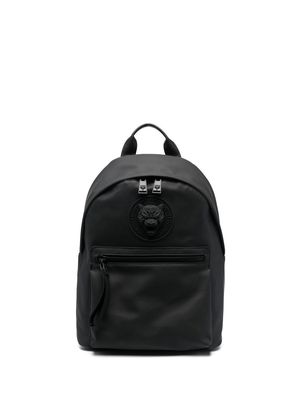 Plein Sport Boston debossed-logo detail backpack - Black