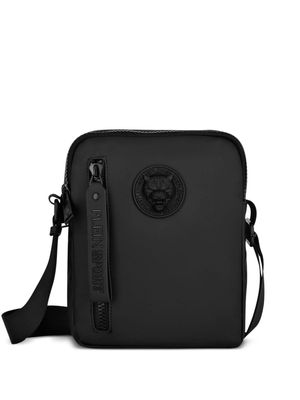 Plein Sport Boston logo-embossed crossbody bag - Black