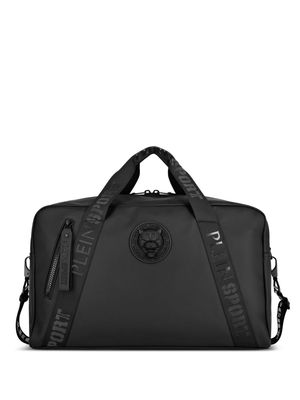 Plein Sport Boston logo-embossed duffle bag - Black