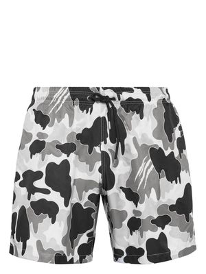 Plein Sport Camouflage swim shorts - Black