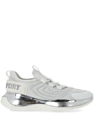 Plein Sport Gen X.02 metallic sneakers - White