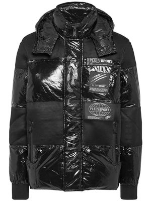 Plein Sport Global Express padded jacket - Black