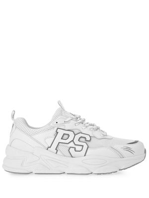 Plein Sport Lo-Top logo-patch sneakers - White