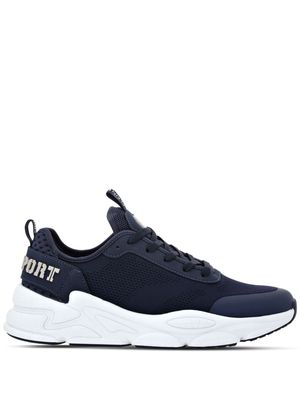 Plein Sport logo-lettering mesh sneakers - Blue