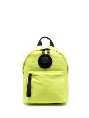 Plein Sport logo-plaque neon backpack - Yellow