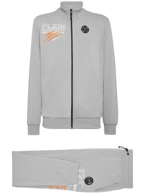 Plein Sport logo-plaque tracksuit - Grey