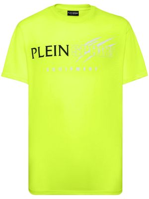 Plein Sport logo-print cotton T-shirt - Green