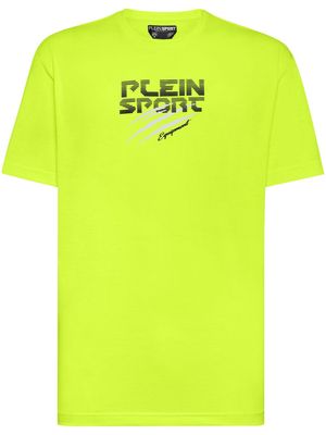 Plein Sport logo-print crew-neck T-shirt - Yellow
