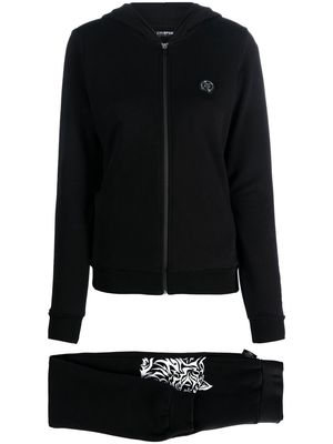 Plein Sport logo-print jogging tracksuit - Black