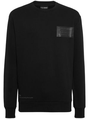 Plein Sport logo-print sweatshirt - Black