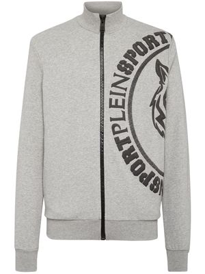 Plein Sport logo-print sweatshirt - Grey