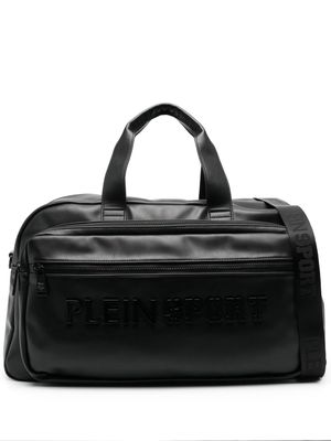 Plein Sport New Arizona embossed-logo duffle bag - Black