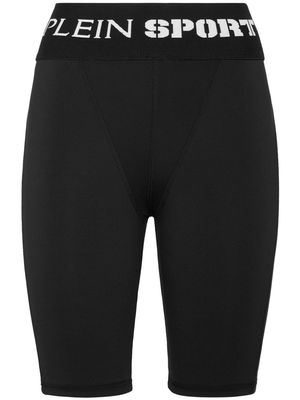 Plein Sport Push-Up cycling shorts - Black