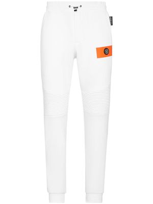 Plein Sport ribbed panelling track pants - White