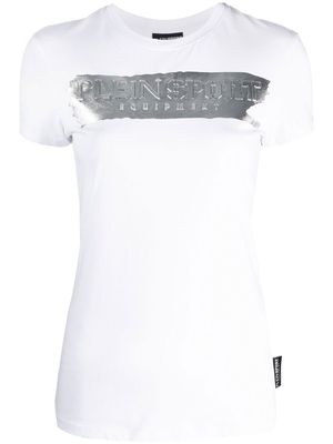 Plein Sport round-neck logo-print T-shirt - White