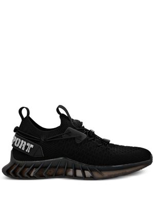 Plein Sport Runner knitted sneakers - Black