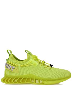 Plein Sport Runner knitted sneakers - Yellow