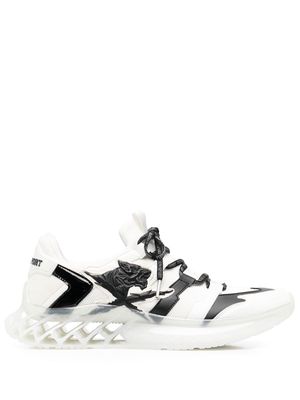 Plein Sport Runner Tiger lace-up sneakers - White