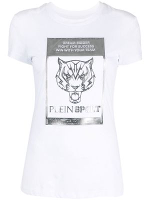 Plein Sport Sexy Pure-fit tiger T-shirt - White