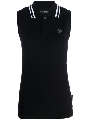Plein Sport sleeveless polo shirt - Black