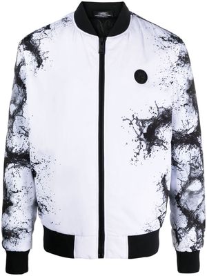 Plein Sport Splash Extreme bomber jacket - White